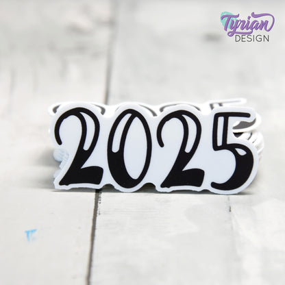 2025 Sticker | 2025 Planner Sticker | Sticker is high quality weather proof vinyl | 2.5 x 1 inch