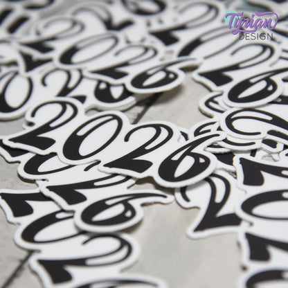 2026 Sticker | 2026 Planner Sticker | Sticker is high quality weather proof vinyl | 2.5 x 1 inch