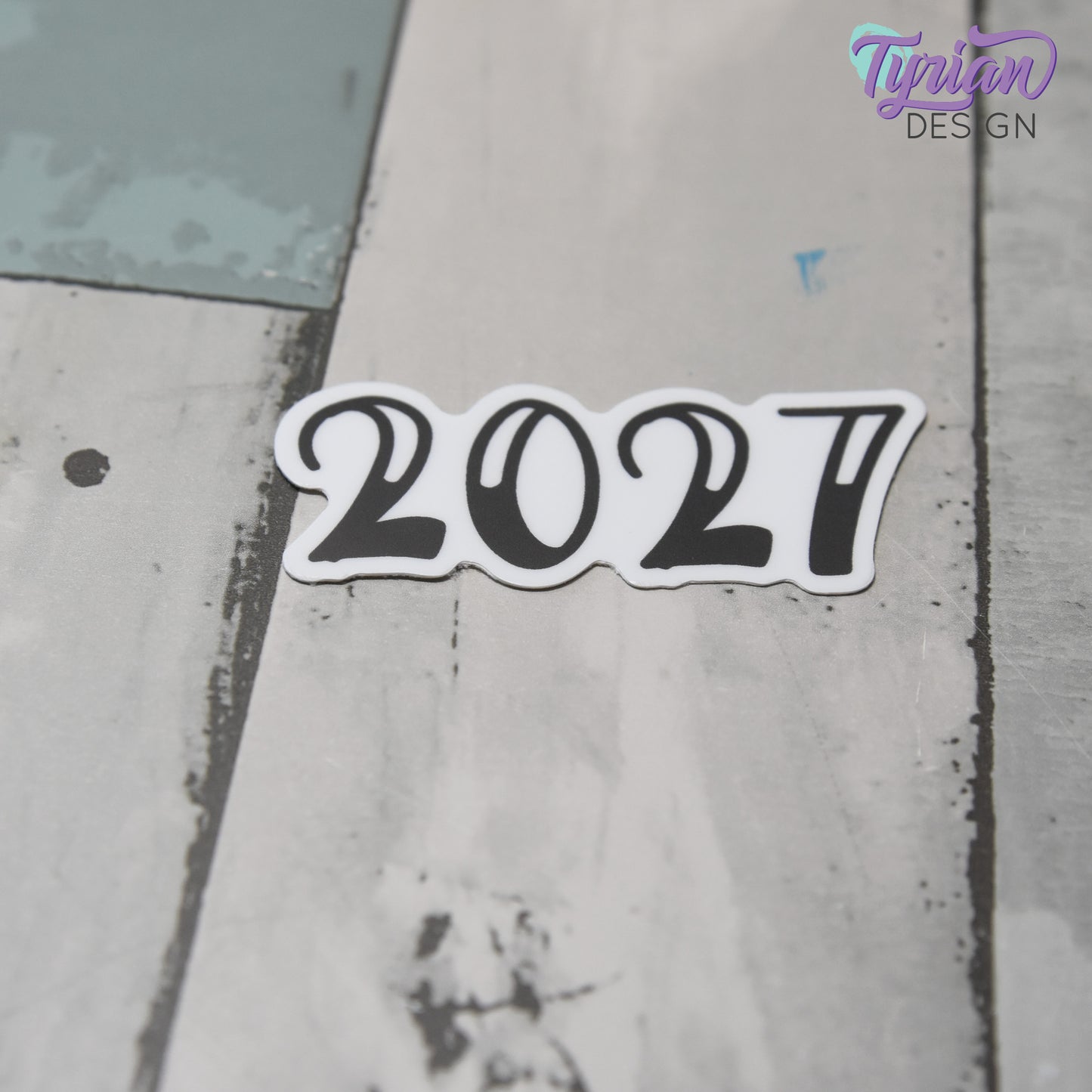 2027 Sticker | High quality weather proof vinyl | 2.5 x 1 inch