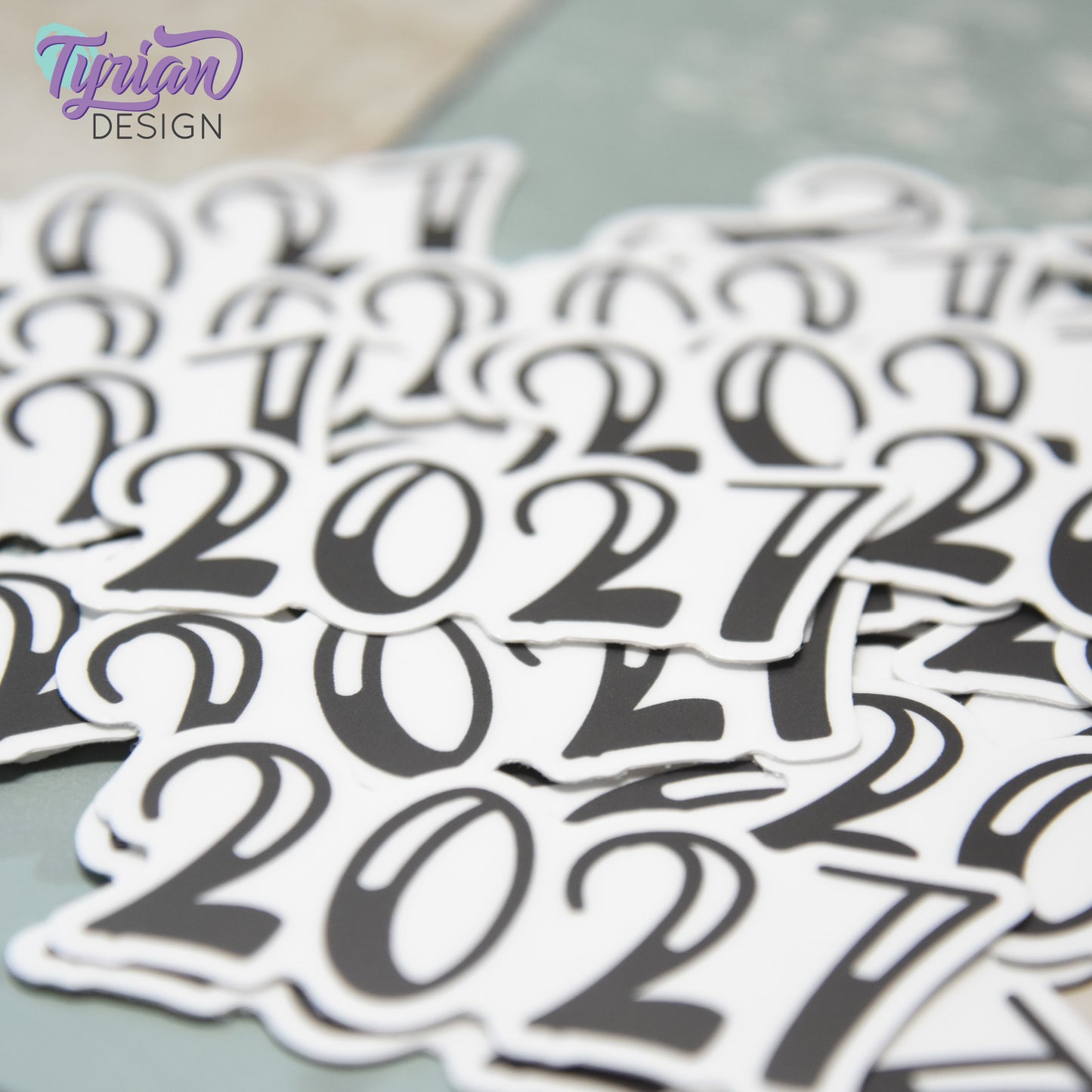2027 Sticker | High quality weather proof vinyl | 2.5 x 1 inch
