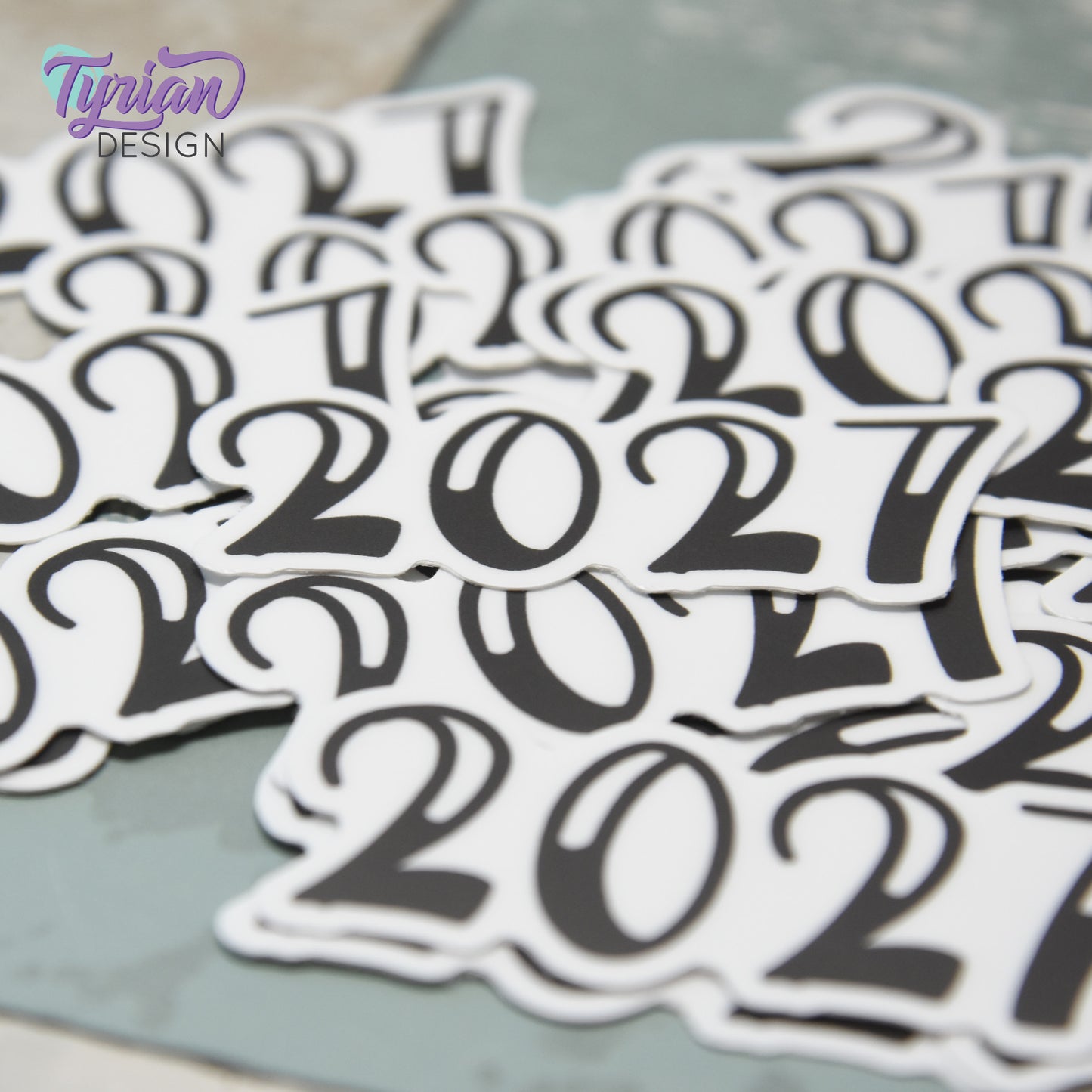 2027 Sticker | High quality weather proof vinyl | 2.5 x 1 inch